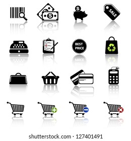 Shopping icons