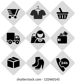 shopping icons