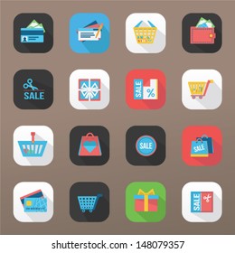 Shopping icons