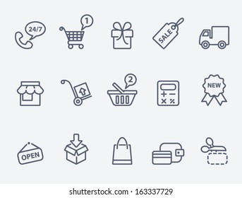 Shopping-Symbole