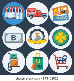 Shopping icons  