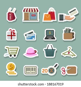 Shopping icons