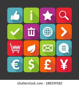 shopping icons