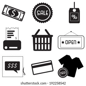 shopping icons