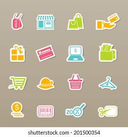shopping icons