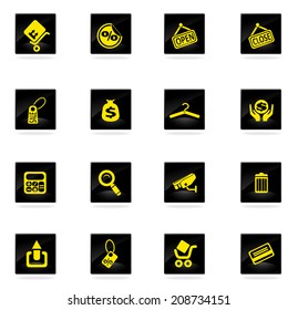 Shopping icons