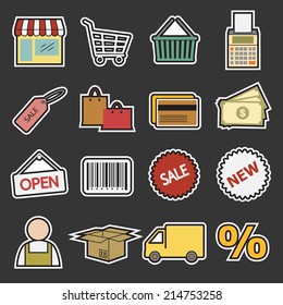 shopping icons