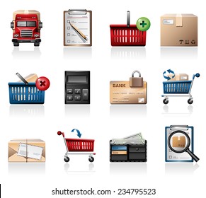Shopping icons