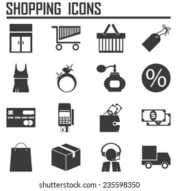 Shopping icons