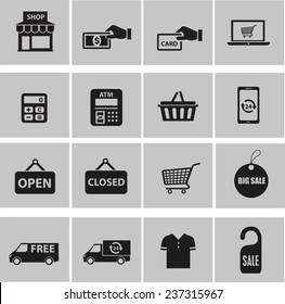 shopping icons
