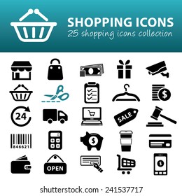 shopping icons