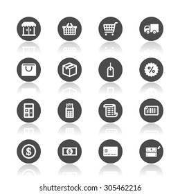 Shopping icons