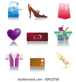 shopping icons
