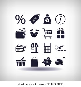 Shopping icons