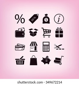 Shopping icons