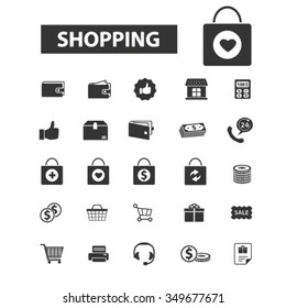 shopping icons
