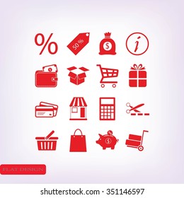 Shopping icons