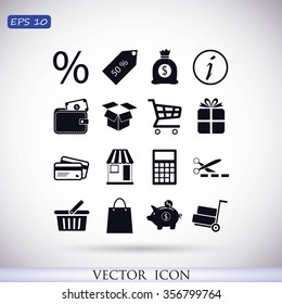 Shopping icons