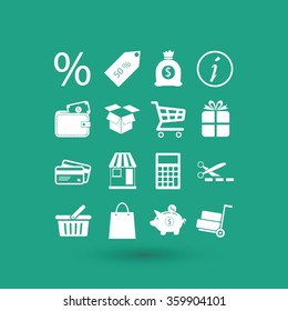 Shopping icons