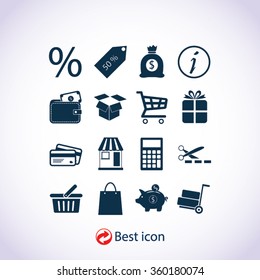 Shopping icons