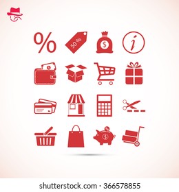 Shopping icons