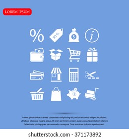 Shopping icons