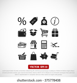 Shopping icons