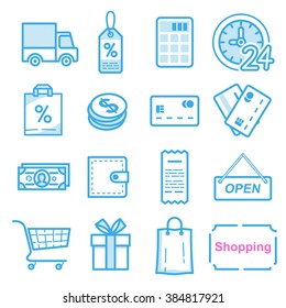 Shopping icons