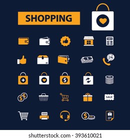 shopping icons
