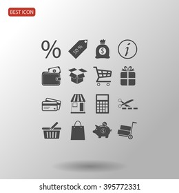 Shopping icons