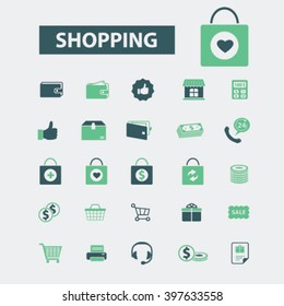shopping icons
