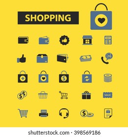shopping icons
