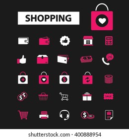 shopping icons
