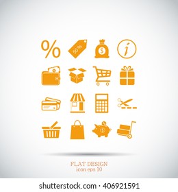 Shopping icons
