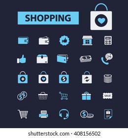 shopping icons
