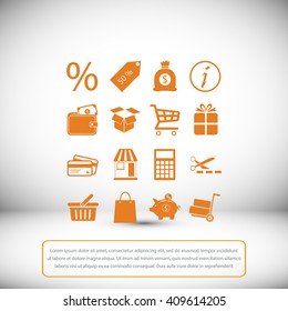 Shopping icons