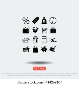 Shopping icons