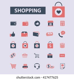shopping icons
