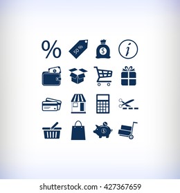 Shopping icons