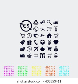 Shopping icons