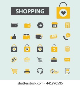 shopping icons