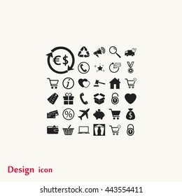 Shopping icons