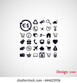 Shopping icons