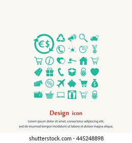Shopping icons