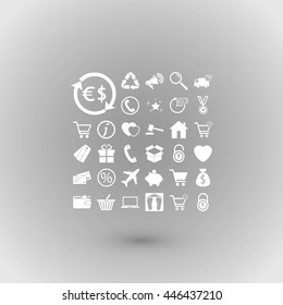 Shopping icons