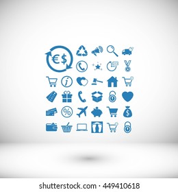 Shopping icons