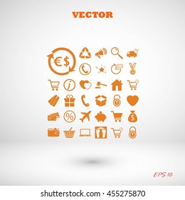 Shopping icons