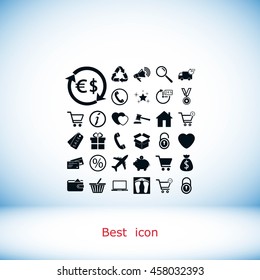 Shopping icons