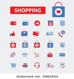 shopping icons