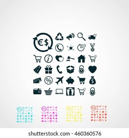 Shopping icons